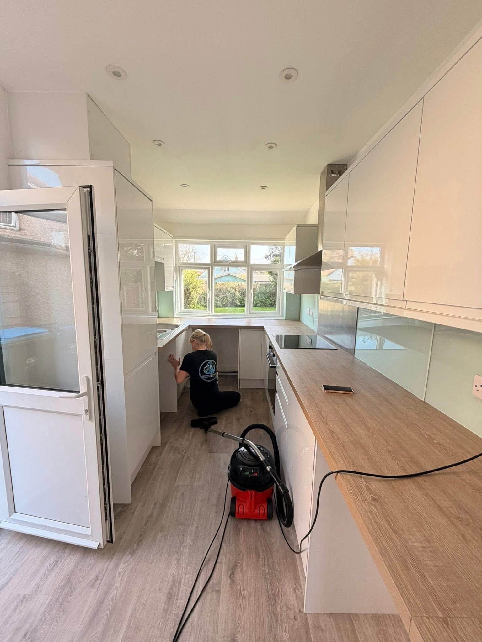 A freshly cleaned kitchen
